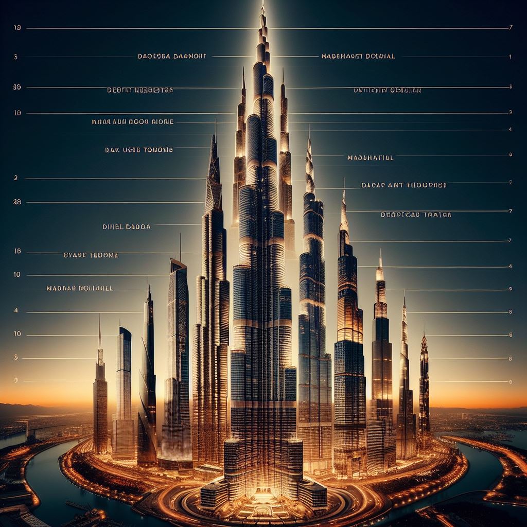 世界一高い建造物ランキング：驚異の高さとデザインを持つ7つの建築物